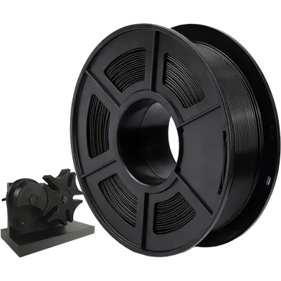 Филамент NV Print NV-3D-PLA-BLACK, PLA, 1.75мм, 1кг, чёрный