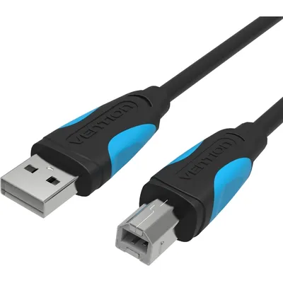 Кабель Vention VAS-A16-B800, USB 2.0 AM/BM, 8 м, чёрный