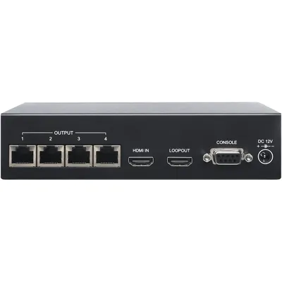 Комплект SC&T HE04SEK, HDMI 1.4 удлинитель-распределитель 1×4 по CAT5e