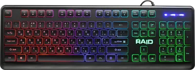 Клавиатура Defender Raid GK-778DL 45778, проводная, USB, 104 клавиши