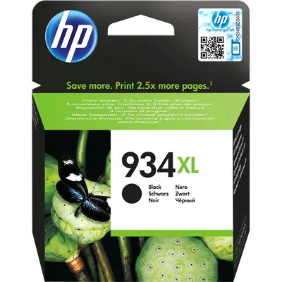 Картридж HP C2P23AE, 934XL, чёрный, струйный, увеличенной ёмкости