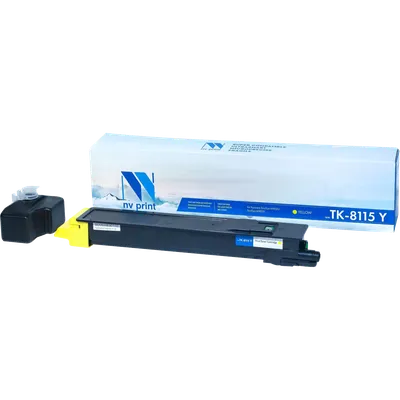 Картридж лазерный NV Print NV-TK8115Y, желтый, 6000 стр.