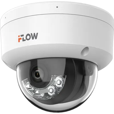 IP-камера IFLOW F-IC-2422C2MS(4mm), 2Мп, купольная, уличная, 4мм, 30м подсветка, IP67
