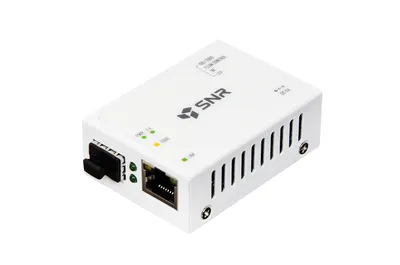 Медиаконвертер SNR SNR-CVT-1000SFP-mini, 10/100/1000-Base-T / 100/1000Base-FX, SFP