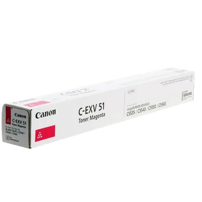 Тонер-туба Canon 0483C002, C-EXV51M, пурпурный, 60000 стр.