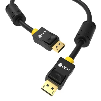 Кабель GCR GCR-53968, DisplayPort v1.4, 1.5м, 8K 60Hz, 4K 165Hz, черный