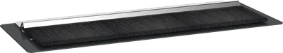 Кабельный ввод ITK BE05-180-55M-LWS, щеточный, 170×78 мм, сталь, RAL 9005