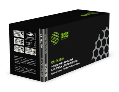 Картридж CACTUS CS-TK3170, чёрный, 15500 стр., для Kyocera Ecosys P3050dn/P3055dn/P3060dn