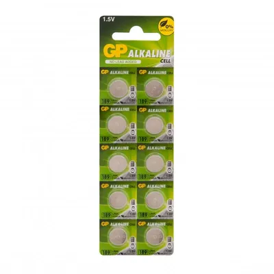Батарея GP Alkaline 189FRA-2C10 250/5000 LR54 (10шт) блистер