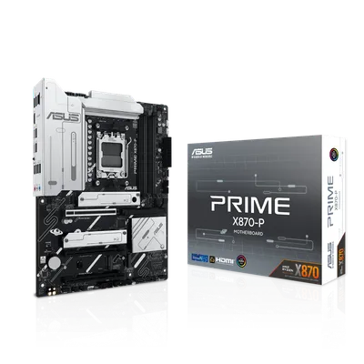 Материнская плата ASUS PRIME X870-P, Socket AM5, AMD X870, 4×DDR5, ATX