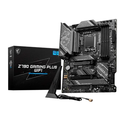 Материнская плата MSI Z790 GAMING PLUS WIFI, LGA1700, 4×DDR5, PCIe 5.0 x16, ATX