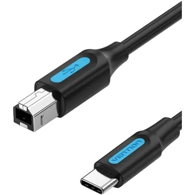 Кабель Vention CQUBF, USB-C — USB-B, 1м, 2А