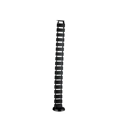 Кабель-канал вертикальный гибкий Donel SquareDesign DSCDSAN, пластик, черный, 0.792м