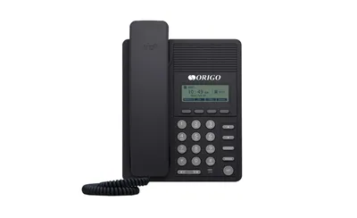 ORIGO OPH120/A1A IP-телефон с монохромным дисплеем 2.3", 100Base-TX WAN PoE, 100Base-TX LAN, без адаптера питания