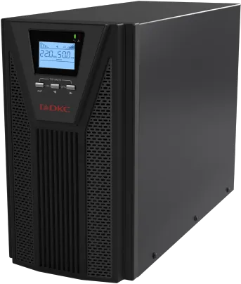 DKC SMALLT3A10S Онлайн ИБП ДКС серии Small Tower, 3000 ВА/2700 Вт, 1/1, 4xSchuko, EPO, USB, RS-232,  RJ45,  8x7Ач