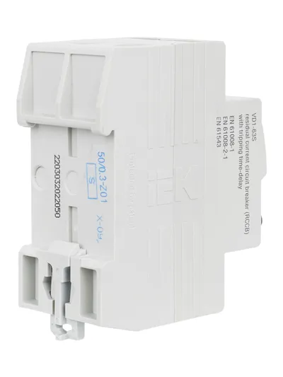 УЗО IEK ВД1-63S MDV12-2-050-100, 2P, 50 А, 100 мА, тип AC-S