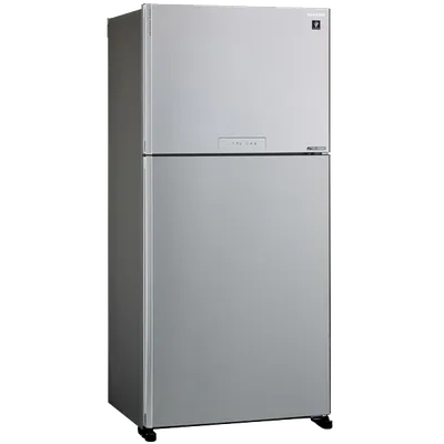 Холодильник Sharp SJ-XG60PMSL серебристый двухкамерный 422/178 л морозилка сверху, No Frost