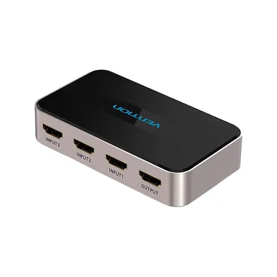 Коммутатор видео Vention AFFH0 HDMI 3x1, HDMI 1.4, 4K 3840x2160 @ 30 Гц, HDCP 1.2