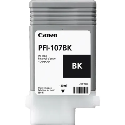 Картридж Canon PFI-107BK, черный, 130мл, для iPF670/iPF770