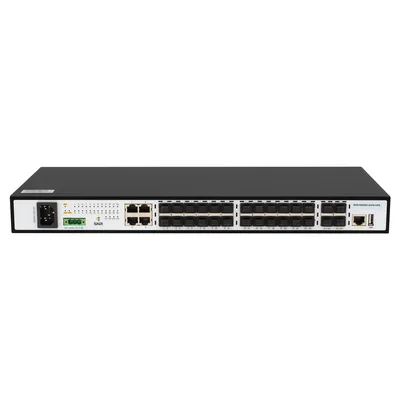 Коммутатор SNR SNR-S5210G-24FX-UPS, L2+, 20×SFP, 4×Combo, 4×SFP+, UPS