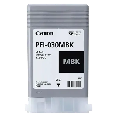 Картридж Canon PFI-030MBK, матовый чёрный