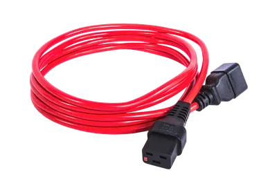 Кабель питания ЦМО R-16-Cord-C19-C20-1.8-Red, C19/C20, 16А, 1.8 м