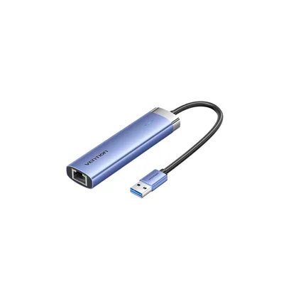 Сетевой адаптер Vention TGFSB, USB 3.0 Type-A на Gigabit Ethernet RJ45, 0.15 м