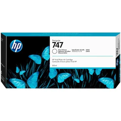 Картридж HP 747 (P2V87A), усилитель глянца, 300 мл, для DesignJet Z9