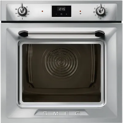 Духовой шкаф SMEG SOP6900TX, электрический, 68 л, пиролиз, 9 функций, нержавеющая сталь