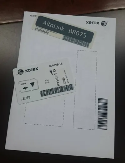 Ключ инициализации Xerox 097S04854, AltaLink B8045