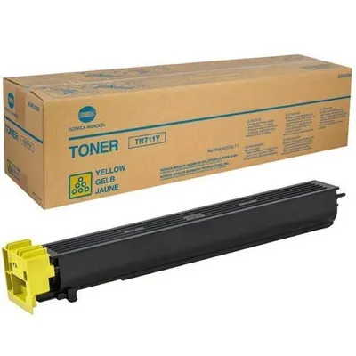 Тонер-картридж Konica Minolta TN-711Y (A3VU250), желтый, для bizhub C654/754/Pro C754