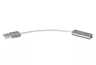 Переходник аудио VCOM TA316U_275019, USB 2.0→3.5мм F, 0.1м