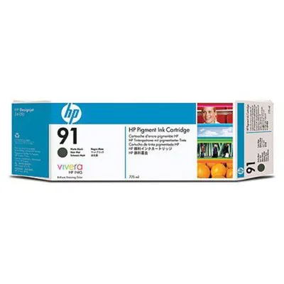 Картридж HP №91 C9464A, черный матовый пигментный, 775 мл, для DesignJet Z6100