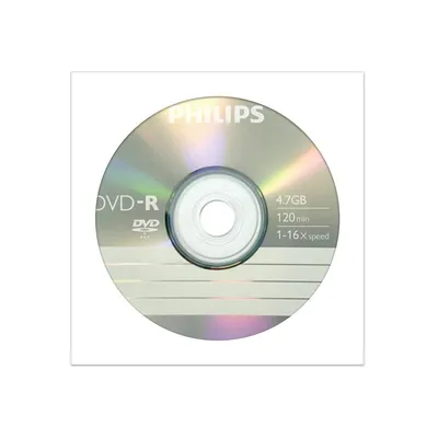 Диск DVD-R Philips DM4S6P01E/97, 4.7GB, 16x