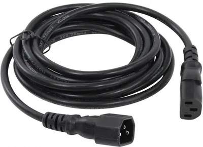 Кабель питания VCOM CE001-CU0.75-1.8M, 3G×0.75 мм², 1.8 м, VDE
