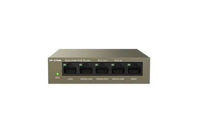 Маршрутизатор IP-COM M20-PoE, 5×1 Гбит/с (4×PoE+), PoE 55 Вт, облачное управление