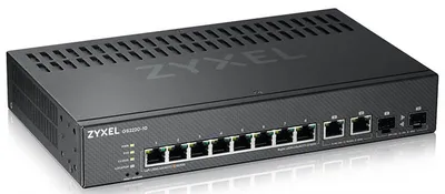 Коммутатор ZYXEL GS2220-10-EU0101F, L2, 8×GE, 2×Combo SFP/RJ-45