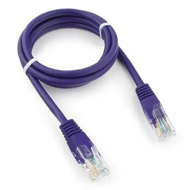 Кабель патч-корд F/UTP 6A кат. 1.5м  Lanmaster LAN-PC45/S6A-1.5-VI фиолетовый