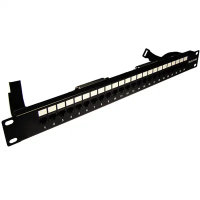Патч-панель LANMASTER TWT-PP24TLC-1236, 19", 1U, 24 порта RJ-45