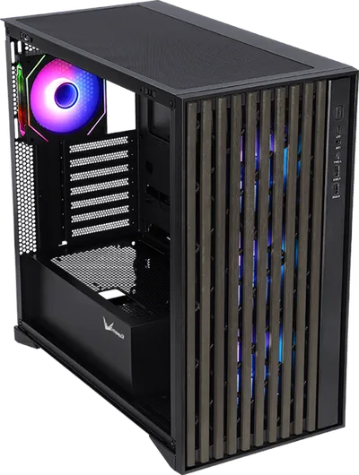 Корпус Formula TimberLine T0 Black, ATX, wood+plastic front, USB3.0×2, FRGB