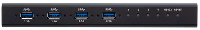 USB-хаб ATEN US3344i-AT, 4×USB 3.2 Gen1, промышленный