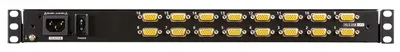 KVM-переключатель ATEN CL3116NX-ATA-RG, 16 портов, 1×LCD 18.5", PS/2-USB-VGA, 1U