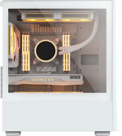 Корпус Formula V Air Mesh G3 Plus White, mATX, 3×120мм FRGB, 1×120мм FRGB