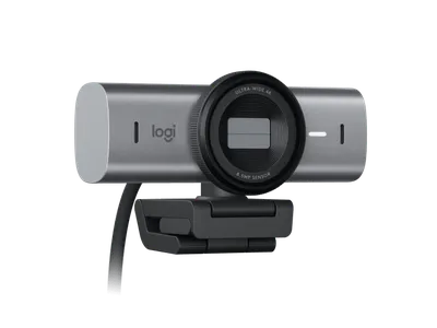 Веб-камера Logitech Brio MX 4K 3840x2160, 30 кадр/с, USB Type-C, микрофон (2 шт, шумоподавление), автоматическая фокусировка, автоосвещение, HDR, шторка приватности, универсальное крепление, светло-серый