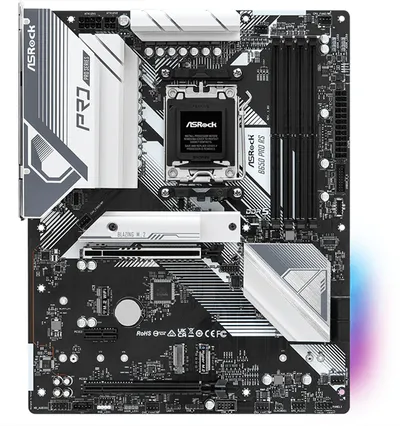 Материнская плата ASRock B650 PRO RS, AM5, DDR5, 3×M.2, 2.5Gb LAN