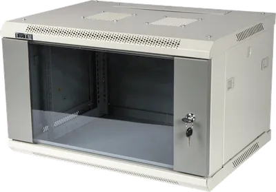 Шкаф настенный LANMASTER TWT-CBWPG-18U-6X6-GY, 18U 600×600 мм, IP20