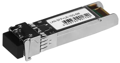 Оптический модуль LANMASTER LAN-SFP+LR-10G-SM, SFP+, 10G, 1310 нм, LC дуплекс, 20 км