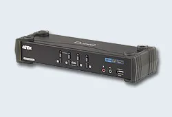 KVM-переключатель ATEN CS1784A-AT-G, USB+DVI, 1→4, 2560×1600