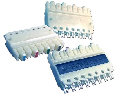 Блок соединительный Lanmaster LAN-S110C-4, 4 пары, IDC 110