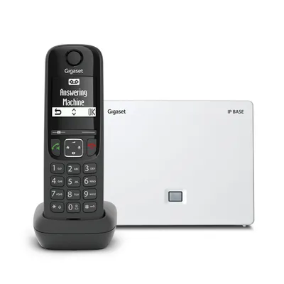 Gigaset [S30852-H3124-R101] AS690IP BASE RUS черный